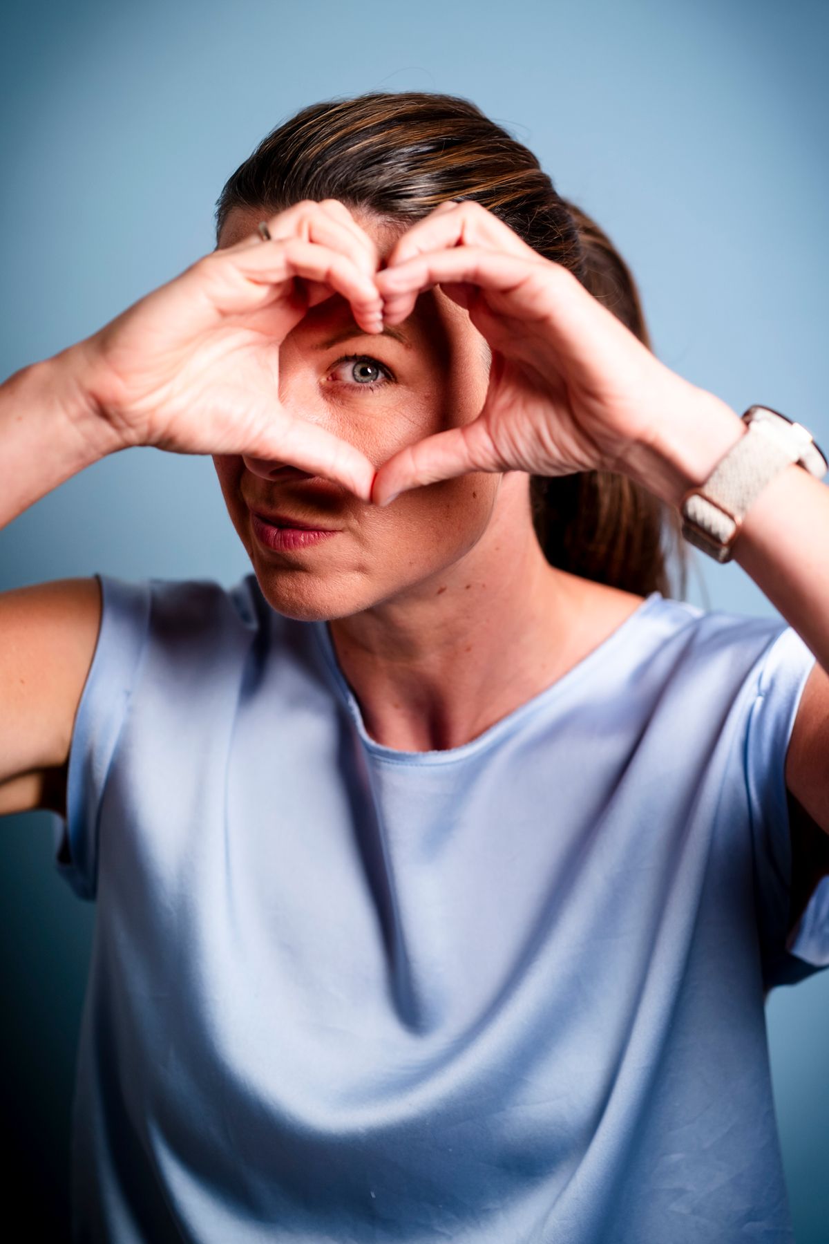 Certified swimming instructor Mag. Marielouise Giffinger showing qualifications and credentials