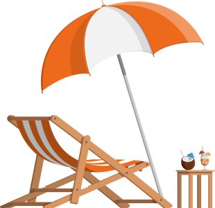 Decorative vector graphic element